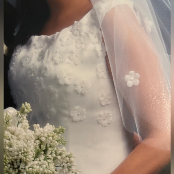 Vintage Vera Wang Wedding Gown - Picture 8 of 12